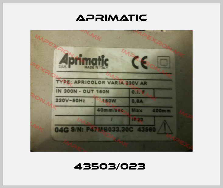 Aprimatic-43503/023 price