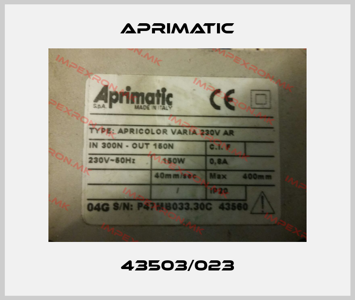 Aprimatic-43503/023 price