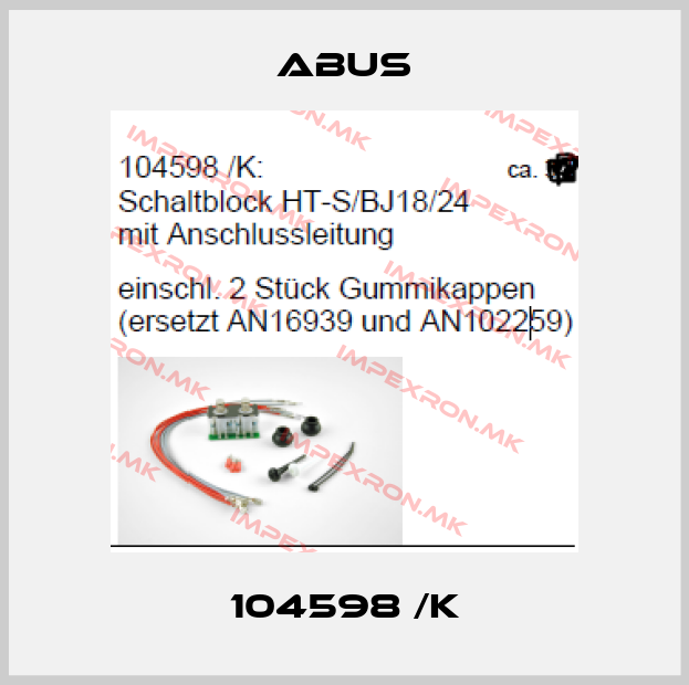 Abus-104598 /Kprice