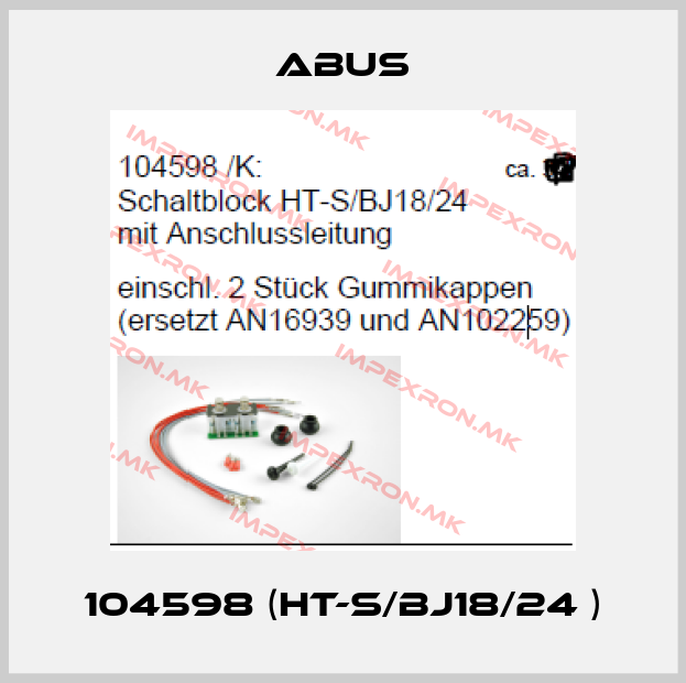 Abus-104598 (HT-S/BJ18/24 )price