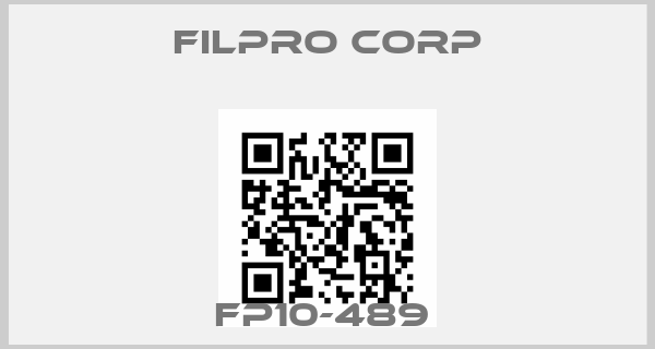 Filpro Corp-FP10-489 price