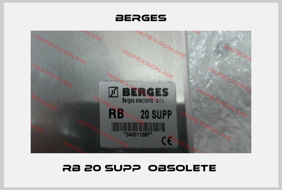 Berges-RB 20 SUPP  Obsolete price