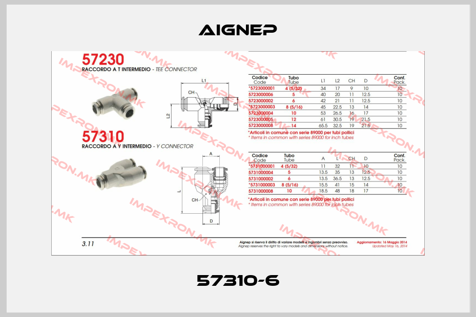 Aignep-57310-6price