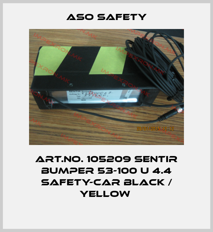 ASO SAFETY-Art.No. 105209 SENTIR bumper 53-100 U 4.4 Safety-Car black / yellow price