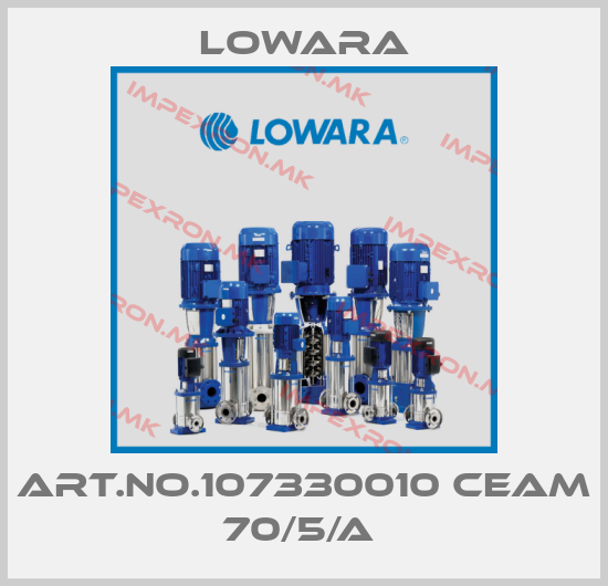 Lowara-Art.No.107330010 CEAM 70/5/A price