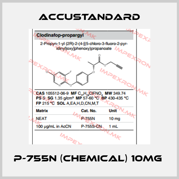 AccuStandard-P-755N (chemical) 10mg price