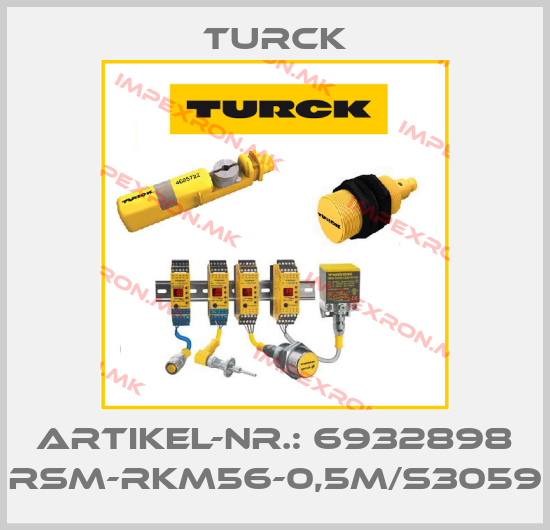 Turck-ARTIKEL-NR.: 6932898 RSM-RKM56-0,5M/S3059price