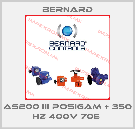 Bernard-AS200 III POSIGAM + 350 HZ 400V 70E price