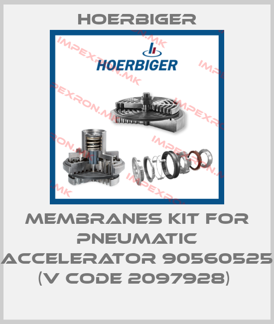 Hoerbiger-membranes kit for Pneumatic accelerator 90560525 (V CODE 2097928) price