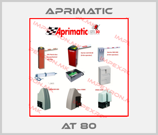 Aprimatic-AT 80 price