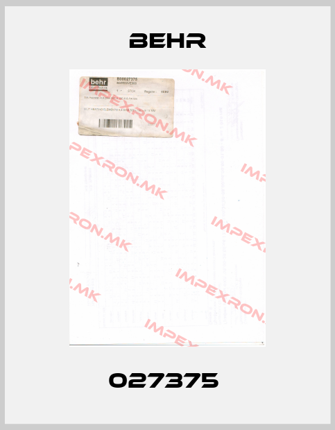 Behr-027375 price