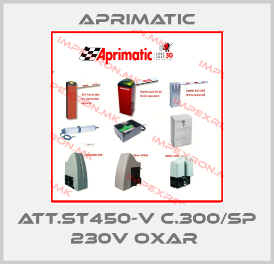 Aprimatic-ATT.ST450-V C.300/SP 230V OXAR price