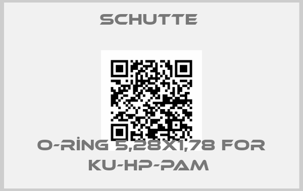 Schutte -O-RİNG 5,28X1,78 FOR KU-HP-PAM price