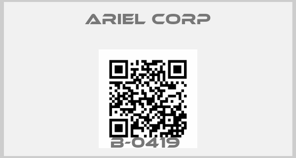Ariel Corp-B-0419 price