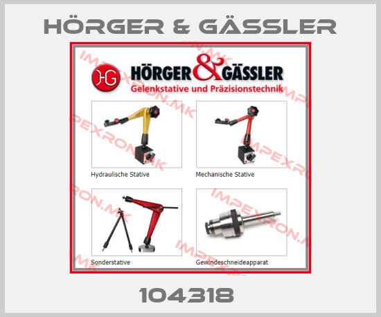 Hörger & Gässler-104318 price
