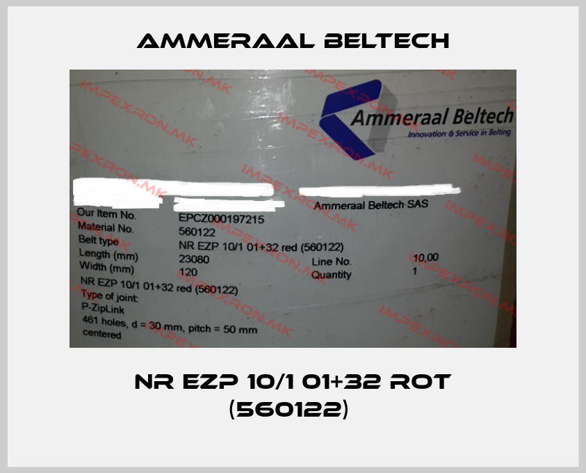 Ammeraal Beltech-NR EZP 10/1 01+32 rot (560122) price