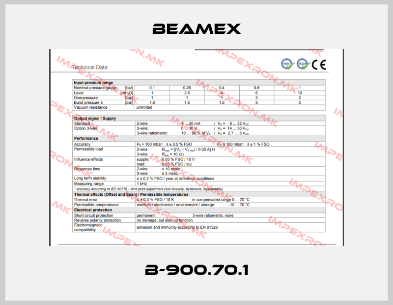Beamex-B-900.70.1price
