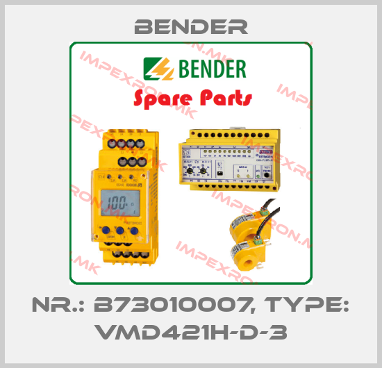 Bender-Nr.: B73010007, Type: VMD421H-D-3price