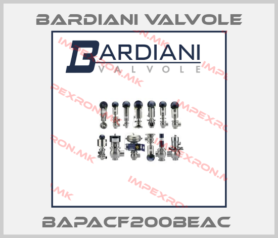 Bardiani Valvole-BAPACF200BEAC price