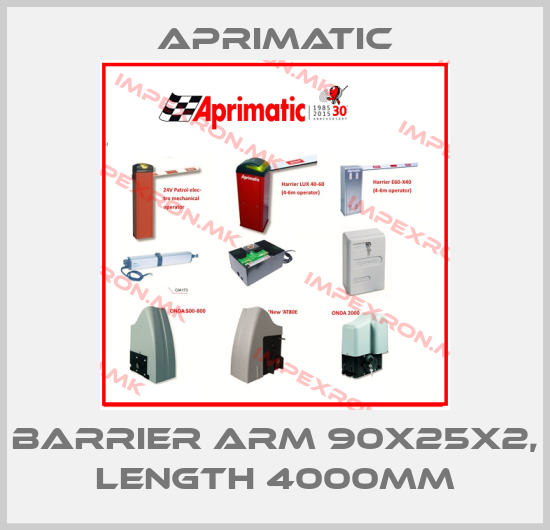 Aprimatic-BARRIER ARM 90X25X2, LENGTH 4000MMprice