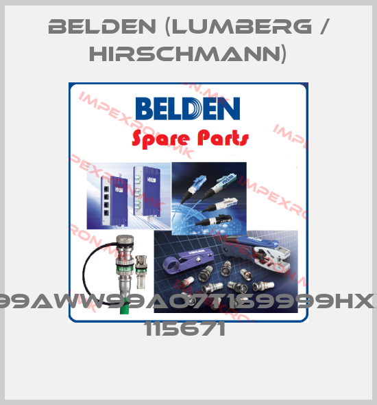 Belden (Lumberg / Hirschmann)-BAT-REUW99AWW99AO7T1S9999HXX.XX.XXXX   115671 price