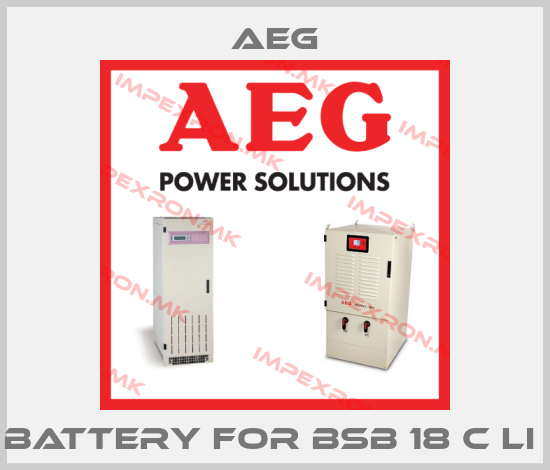 AEG-BATTERY FOR BSB 18 C LI price