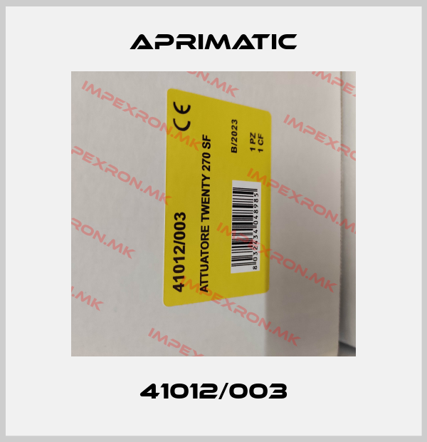 Aprimatic-41012/003price