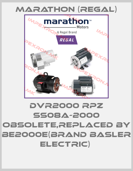 Marathon (Regal)-DVR2000 RPZ SS08A-2000 obsolete,replaced by BE2000E(brand Basler Electric) price