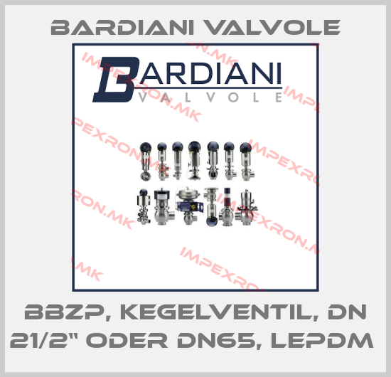 Bardiani Valvole-BBZP, KEGELVENTIL, DN 21/2“ ODER DN65, LEPDM price