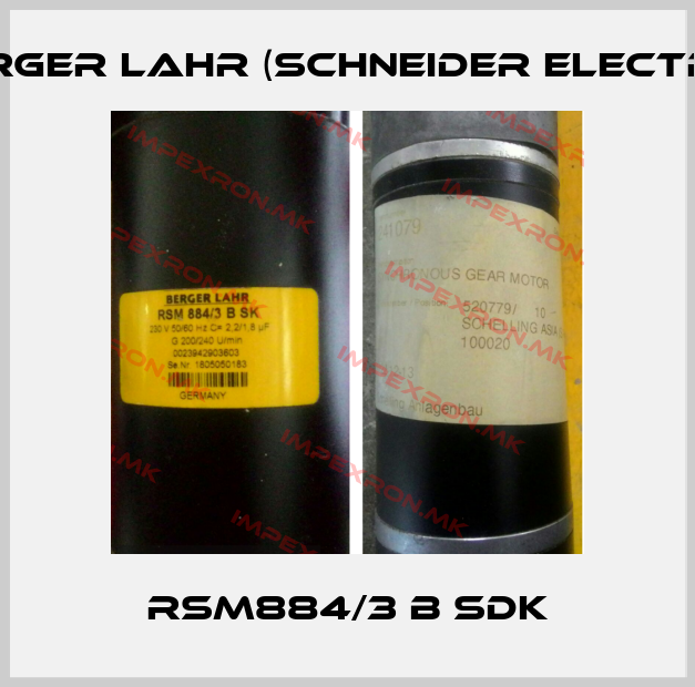 Berger Lahr (Schneider Electric)-RSM884/3 B SDKprice