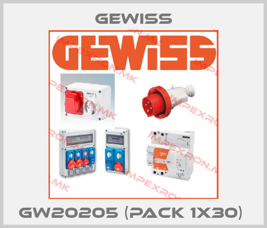Gewiss-GW20205 (pack 1x30) price