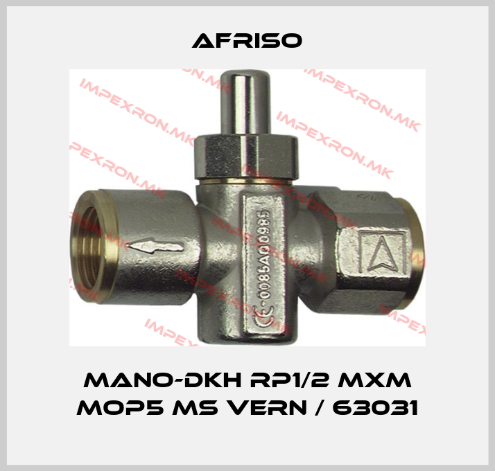 Afriso-Mano-DKH Rp1/2 MxM MOP5 MS vern / 63031price