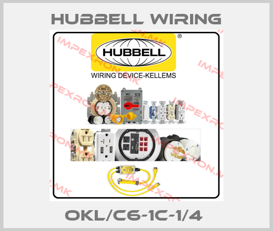Hubbell Wiring-OKL/C6-1C-1/4 price