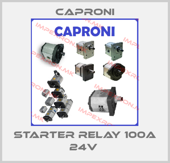Caproni-Starter Relay 100A 24V price