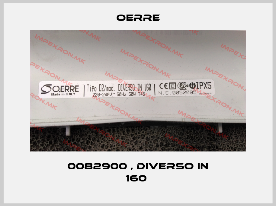 OERRE-0082900 , DIVERSO IN 160 price