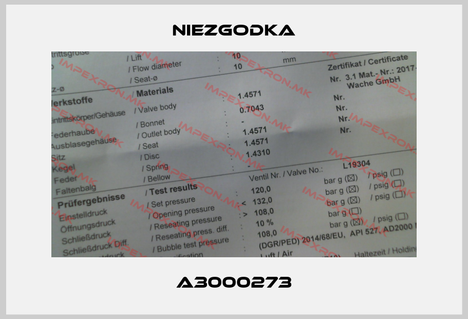 Niezgodka-A3000273price