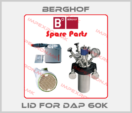 Berghof- Lid for DAP 60K price
