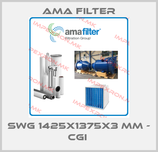 Ama Filter-SWG 1425x1375x3 mm - CGI price