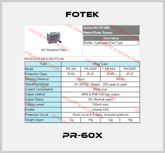 Fotek-PR-60Xprice