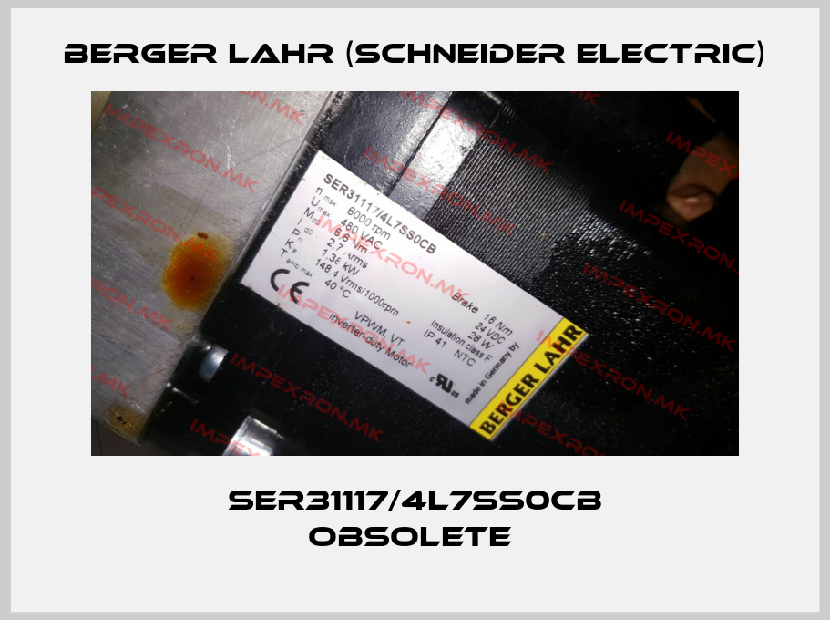 Berger Lahr (Schneider Electric)-SER31117/4L7SS0CB obsolete price