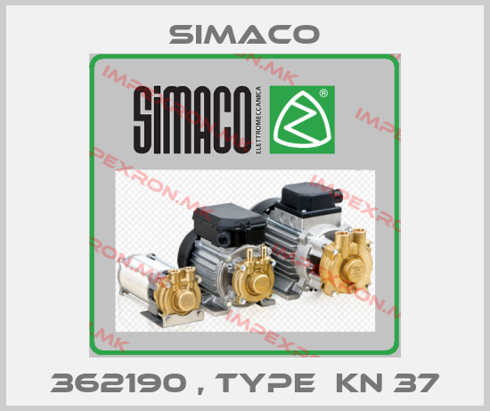 Simaco-362190 , type  KN 37price