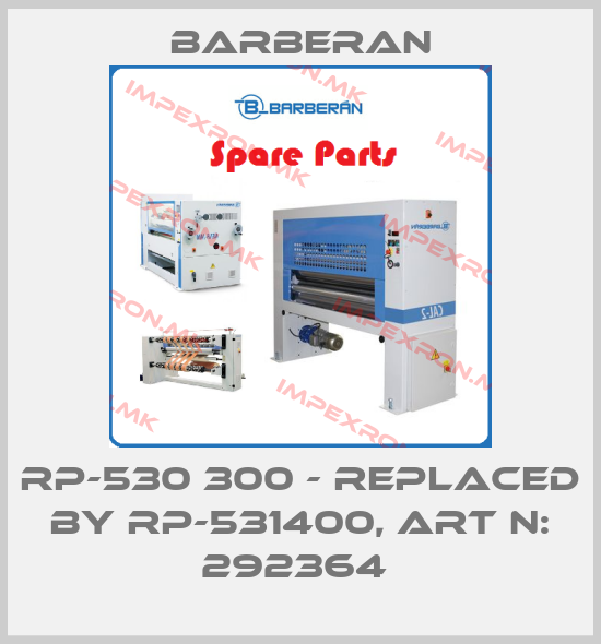 Barberan-RP-530 300 - replaced by RP-531400, Art N: 292364 price