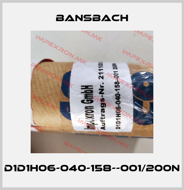 Bansbach-D1D1H06-040-158--001/200Nprice