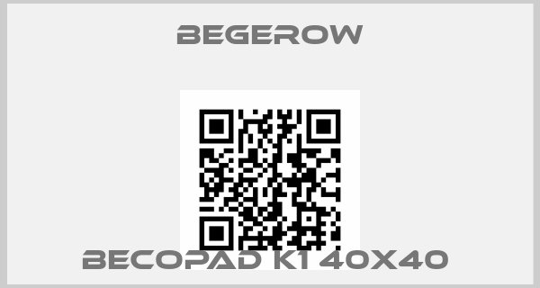 Begerow-BECOPAD K1 40X40 price