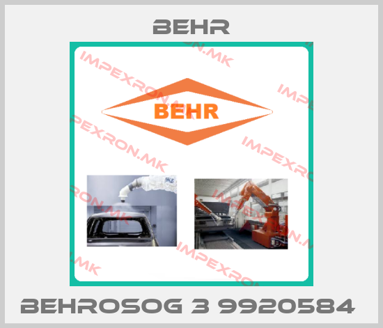 Behr-Behrosog 3 9920584 price