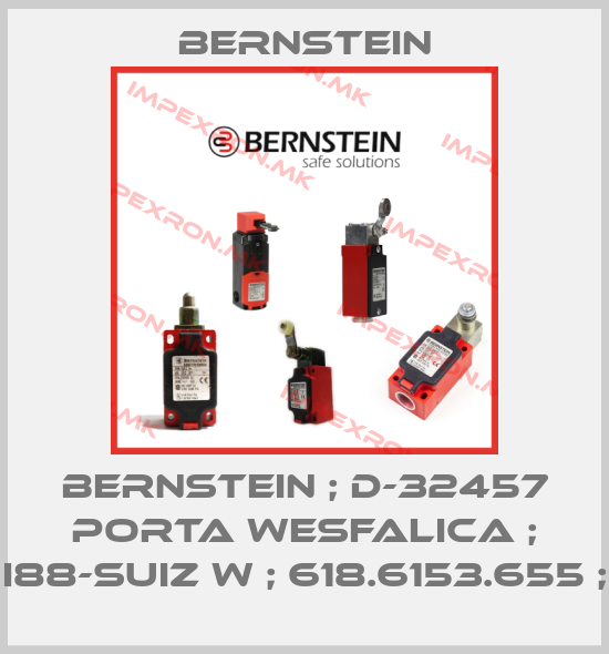 Bernstein-BERNSTEIN ; D-32457 PORTA WESFALICA ; I88-SUIZ W ; 618.6153.655 ;price