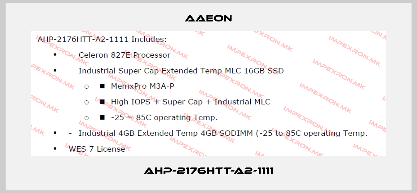 Aaeon-AHP-2176HTT-A2-1111price