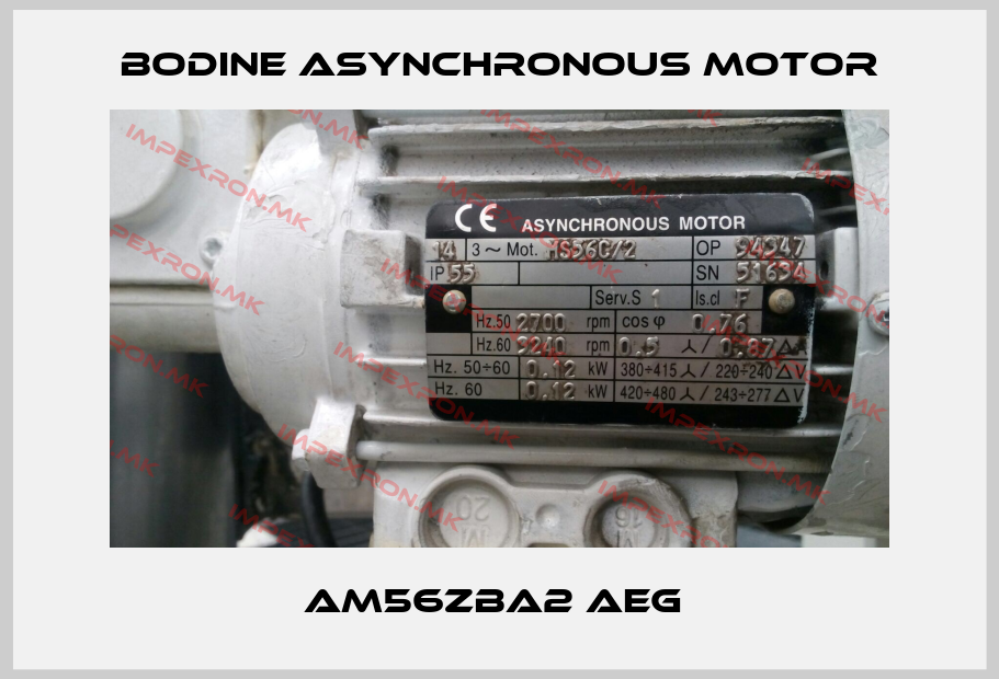BODINE Asynchronous motor-AM56ZBA2 AEG price