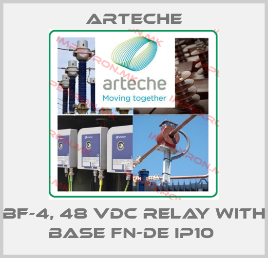 Arteche-BF-4, 48 VDC relay with base FN-DE IP10 price