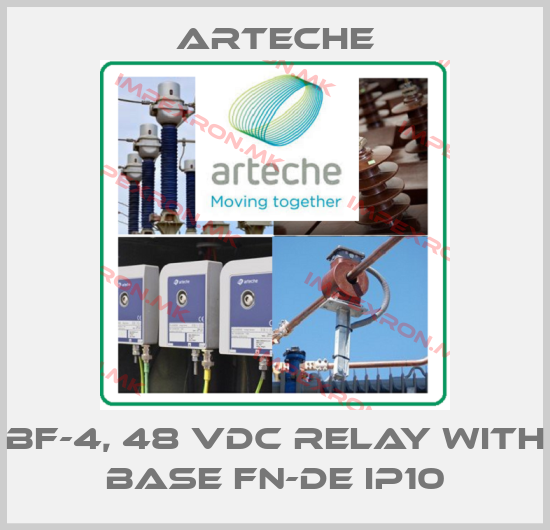 Arteche-BF-4, 48 VDC relay with base FN-DE IP10 price